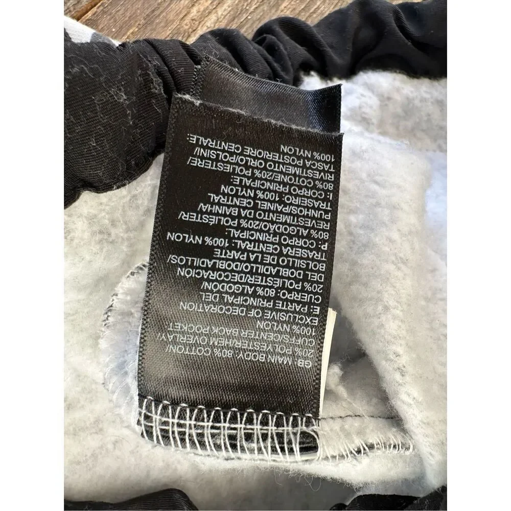 The North Face 92 Rage Fleece Crewneck Sweatshirt Black Aztec Print Men's Size L